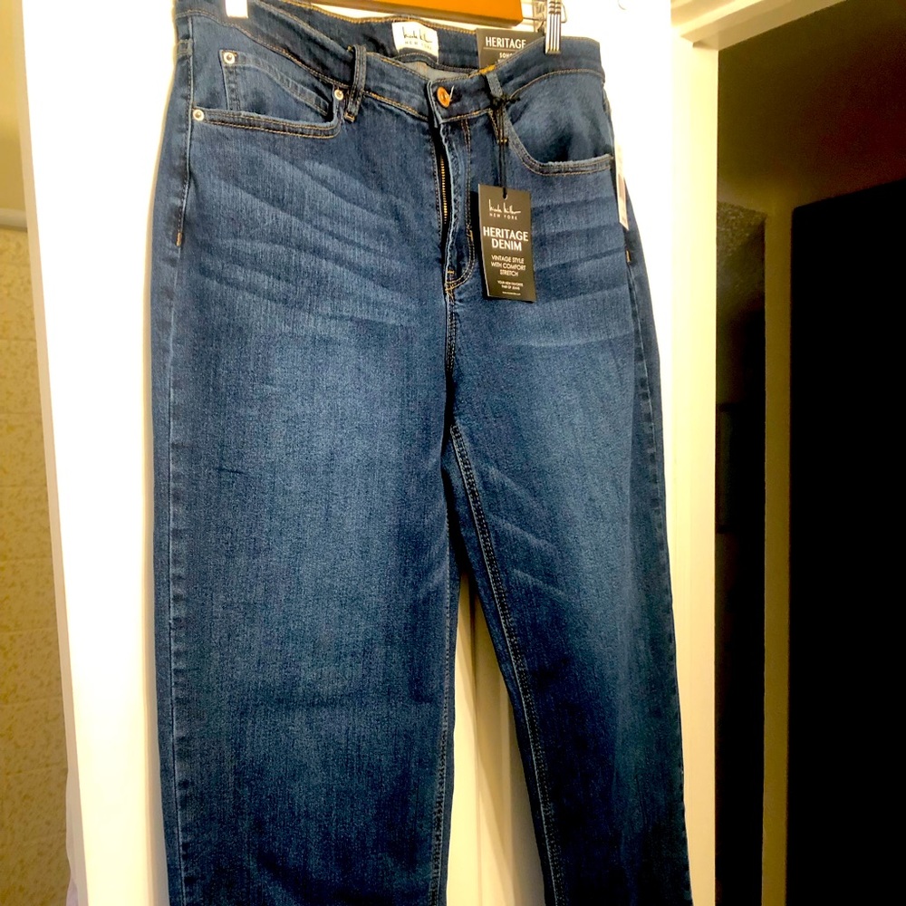 Nicole Miller Heritage SOHO Sz 10 Jeans NWT